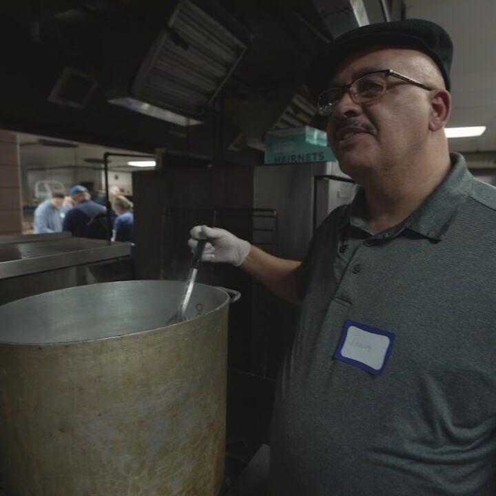 Louisville volunteer explains why he serves meals at Wayside Christian Mission